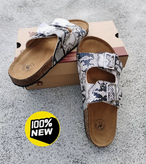 Camel骆驼软木底拖鞋 全新100%正品...