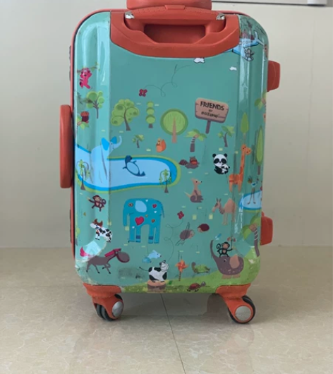 动物园 万向轮防水铝框旅行箱拉杆箱行李箱登...
