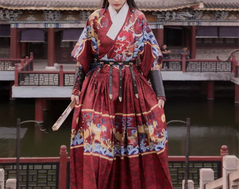 原创汉妤飞龙绣春刀正品曳撒锦衣卫飞鱼服男款...