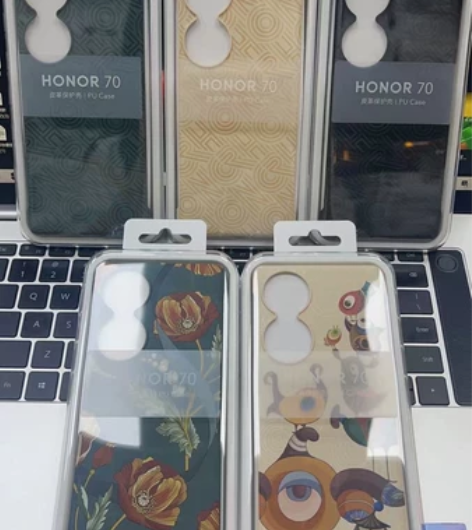 荣耀70皮革保护壳手机壳原装正品 注意是：...