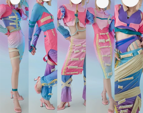 服装设计 成衣，还剩下2套，（图二上第二个...