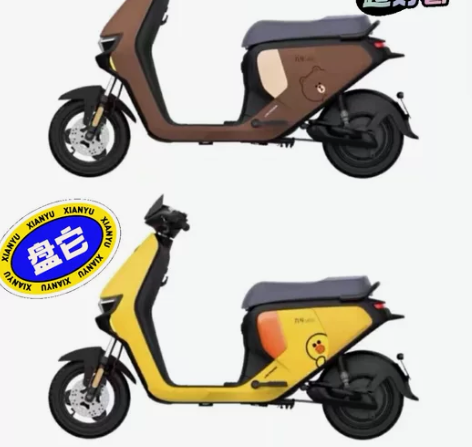 九号电动F系列拓展座椅莎莉鸡+布朗熊 (厂...