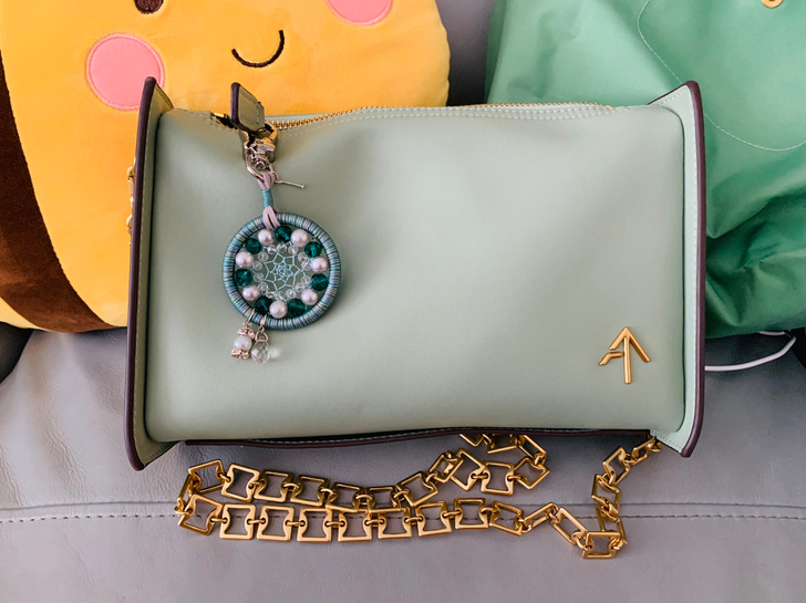 土耳其箭头包薄荷绿 稀有色 非常好看 背过...