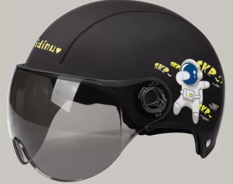 思帝诺电动车头盔夏季防晒女士四季半盔男款通...