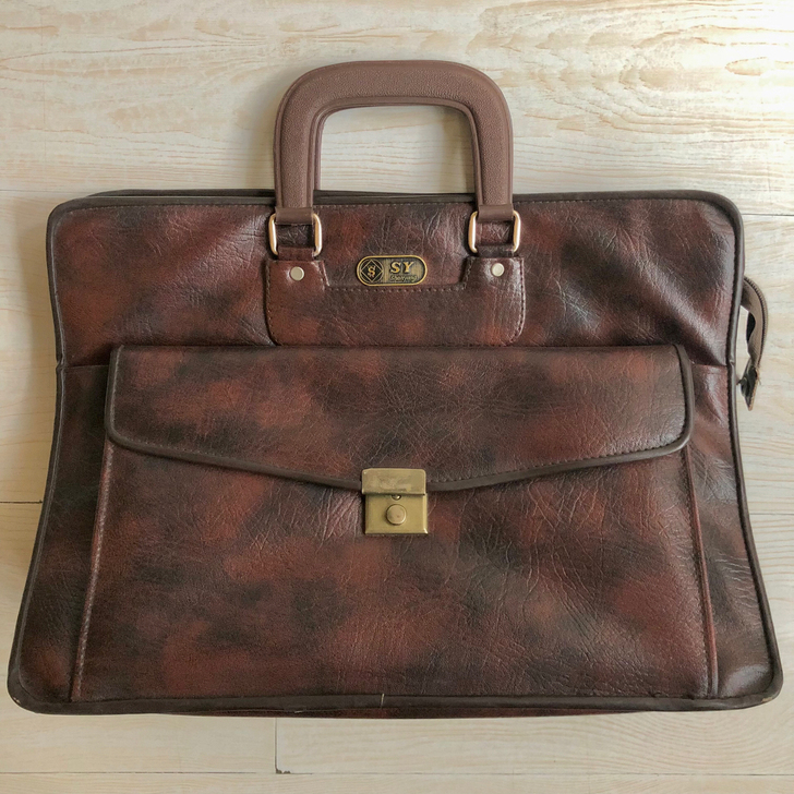 Vintage 古着皮革公文包