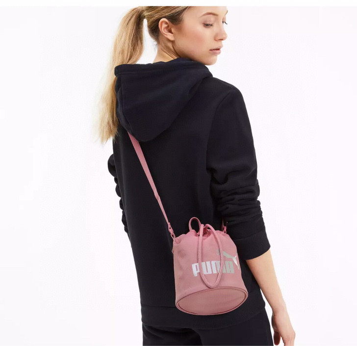 Puma彪马抽绳束口水桶单肩斜挎包手机口红...