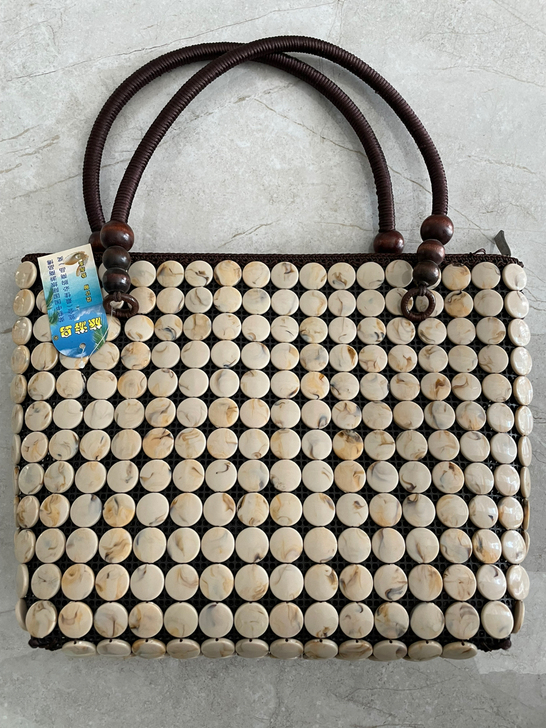 三亚带回来的纯手工包包,尺寸大约36##a...