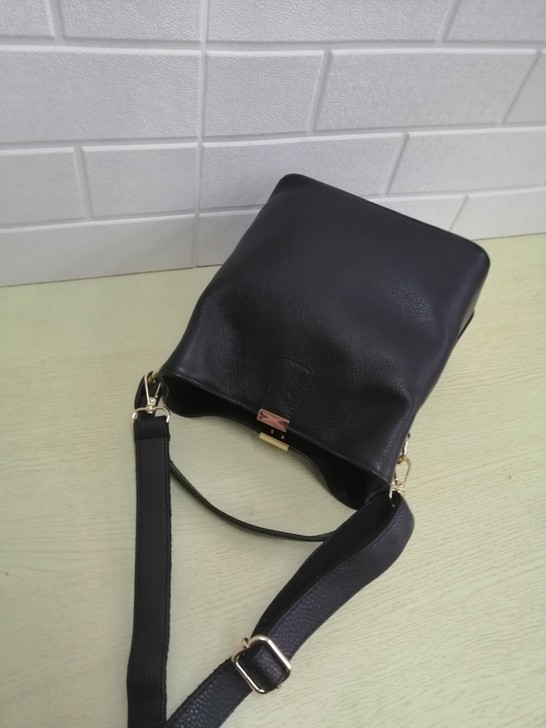 全新牛皮水桶包