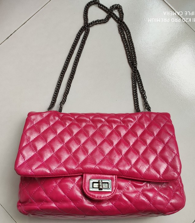 小香风菱格链条百搭包，大容量，柔软，手感超...