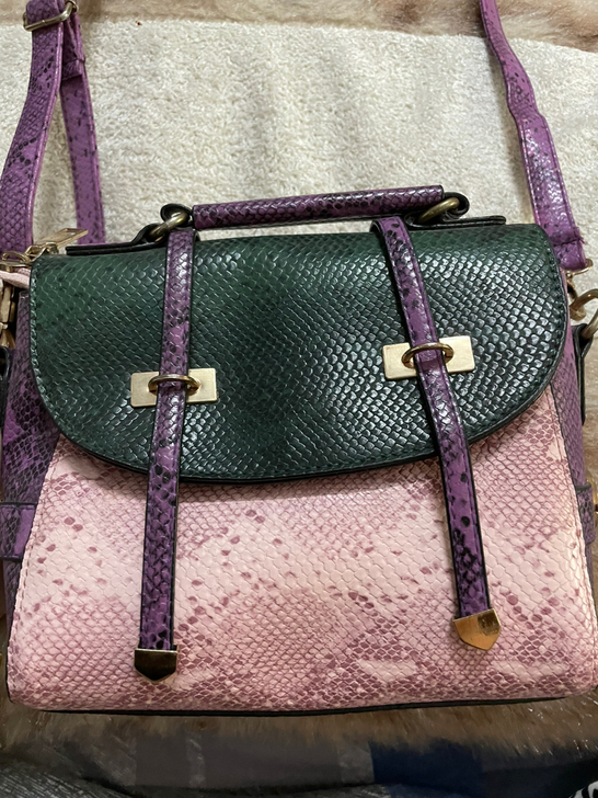 拼色 可手提 可斜挎 全新 19.9