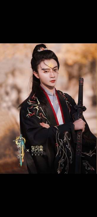 出古剑奇谭三X东月棠联名款王辟邪汉服 绣花...