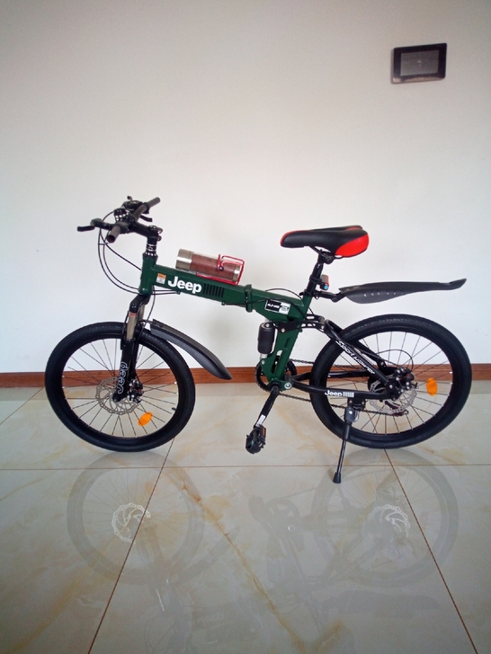 给孩子买的折叠山地自行车，。孩子不喜欢，买...