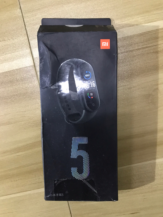 小米手环 5 石墨黑 动态彩屏 心率运动手...
