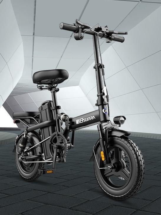 全新正品新日折叠电动自行车DC1超轻折叠电...