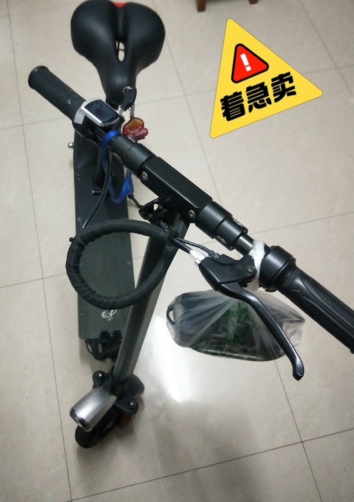 代駕便携电瓶滑板车买了不到1年，就骑了半个...