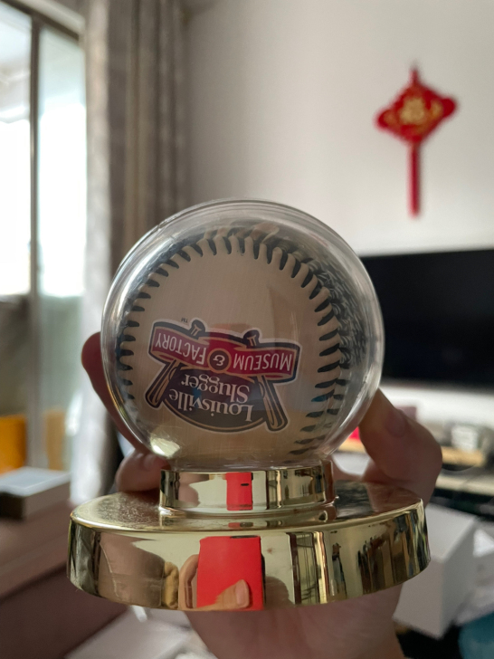 实心球 收藏纪念棒球 一个