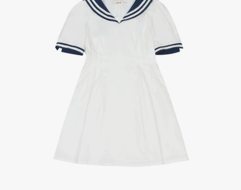 小葱良裁日系原创可爱软妹jk制服裙收腰水手...