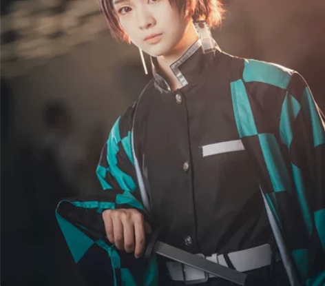 鬼灭之刃 炭治郎cos服 只出过一次 s码...