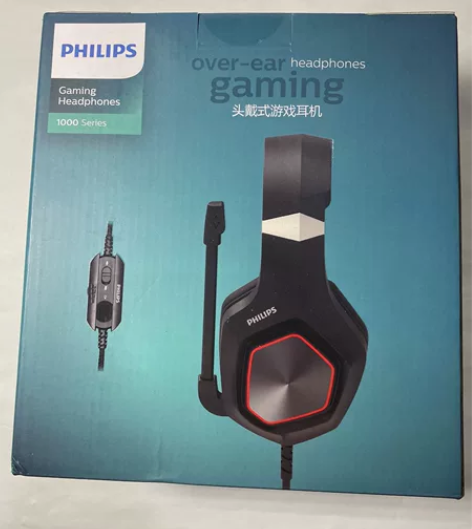 包邮，头戴式游戏耳机，飞利浦1115，全新...