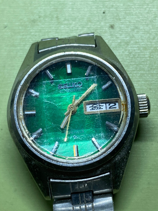 精工自动女表走时日历跳不包准