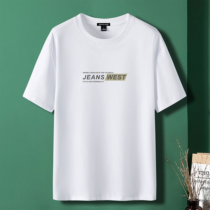 真维斯男士t恤衫短袖夏季薄款宽松透气休闲上...