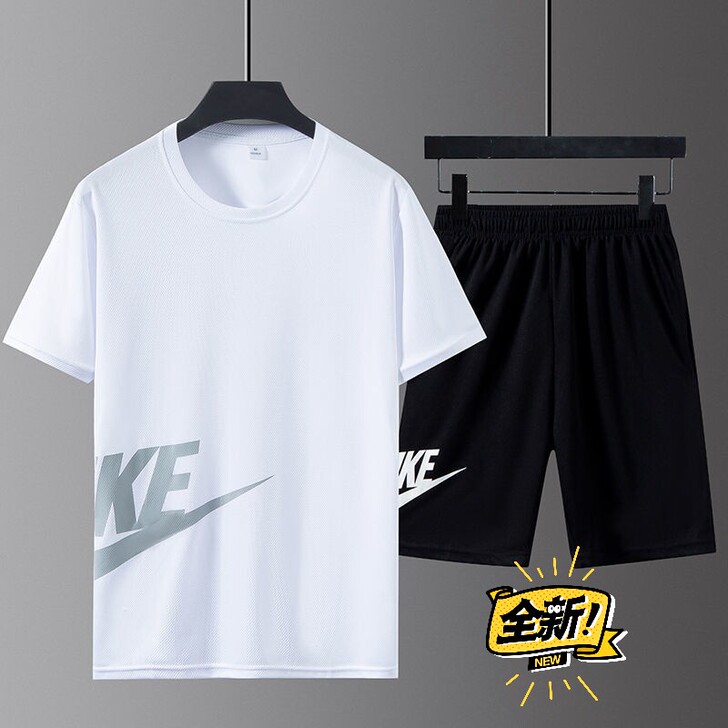 搬店清仓短袖男士t恤套装19块便宜卖颜色款...