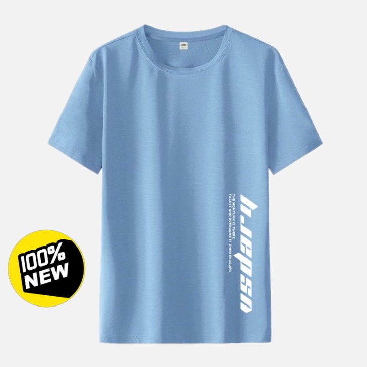 100%纯棉短袖t恤男夏季潮流体恤衫半袖i...