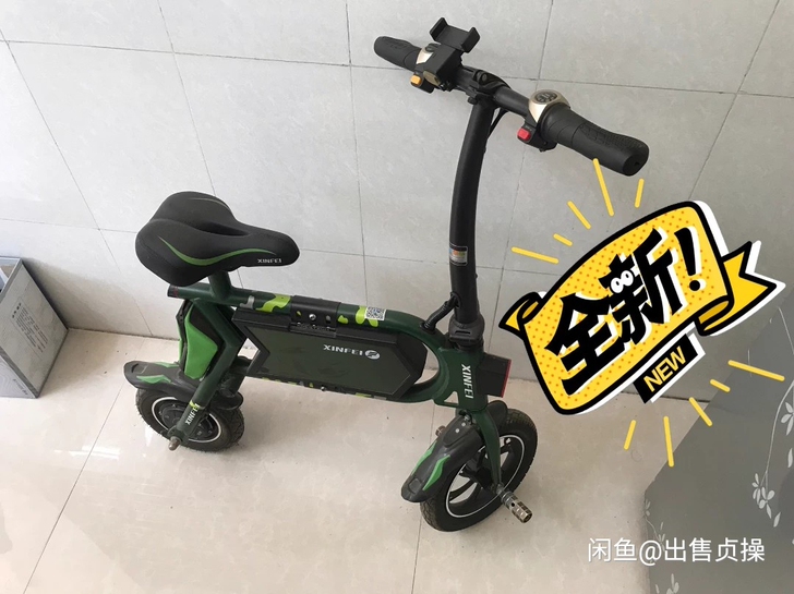 闲置一辆小型折叠车,电池一直都有充电。续航...