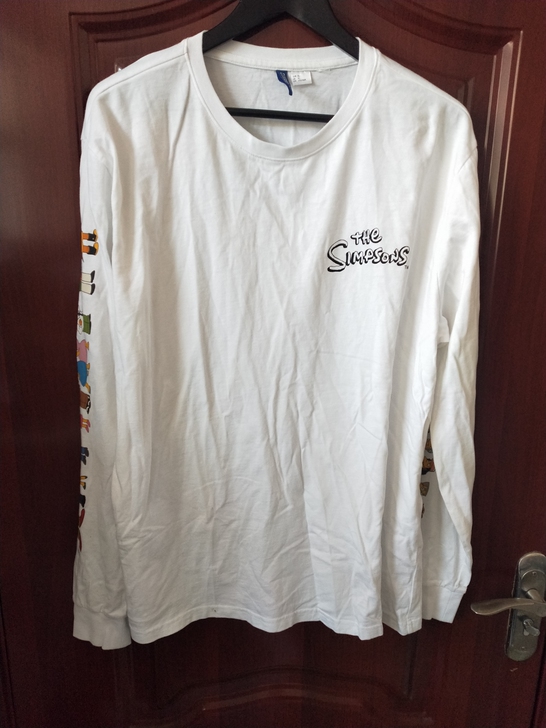 HM 男士长款T恤衫 XL 胸围57 衣长...