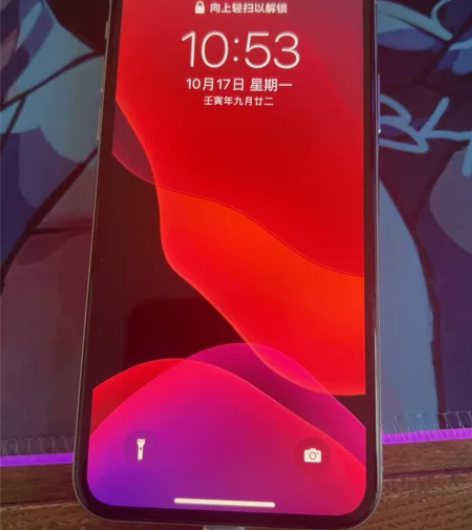 iphoneX 64G 银色 全网通 外边...