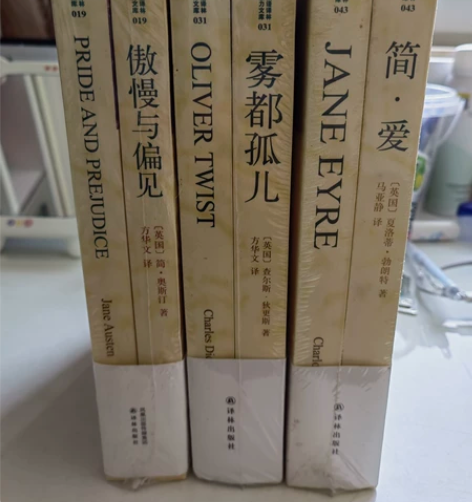 除了《呼啸山庄》，已拆封，20元；其余全都...