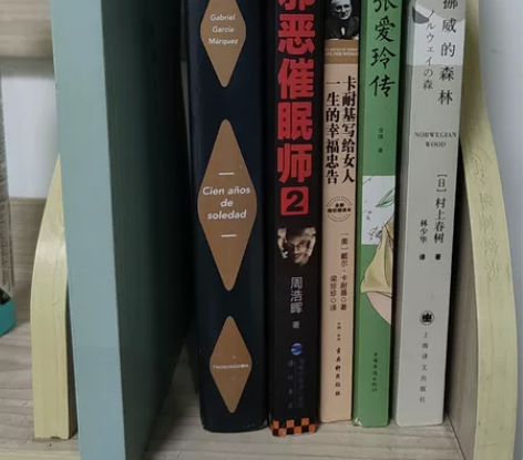 自己读过的  挪威的森林 张爱玲传 卡耐基...