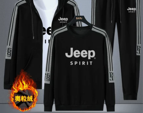 JEEP吉普纯棉运动套装男高端名牌2022...