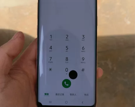 三星s9+金色6+64美版单卡95新 屏幕...