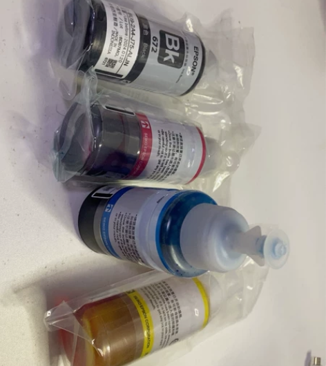 爱普生672打印机墨水原装正品四色，在PD...