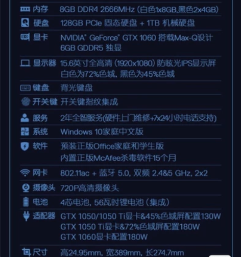 收一台戴尔g7  7588  1060mq...