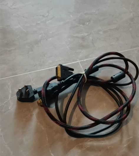 台式机电脑电源线，主机屏幕连接线，青岛市市...