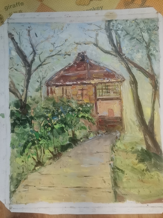 美院导师油画作品,纯手绘5650,没有落款...