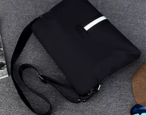 男士单肩包斜挎包男潮包包休闲牛津布帆布横款...