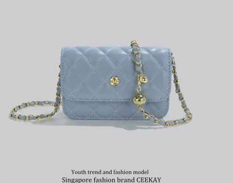 斜挎包 单肩包斜挎包包CEEKAY正品黑色...