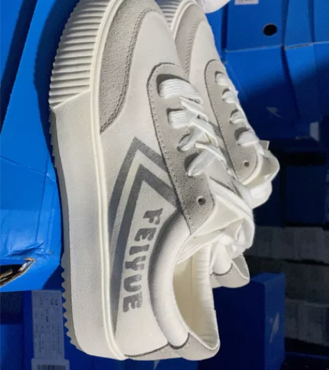 大孚飞跃女鞋厚底帆布鞋34码正常尺码全新库...