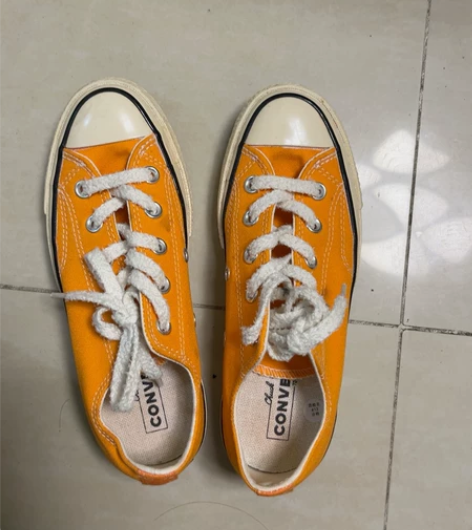 Converse匡威1970s橙色高帮低帮...