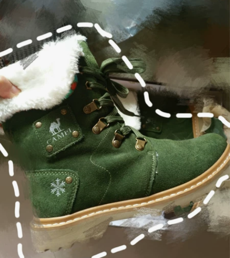 Camel骆驼马丁靴雪地靴冬季 36码  ...