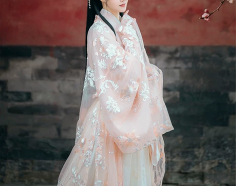 扶摇魏晋风汉服女中国风广袖流仙裙古风交领齐...