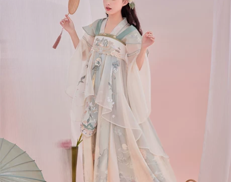 七月夕汉服  采薇 汉元素对襟短衫吊带齐胸...