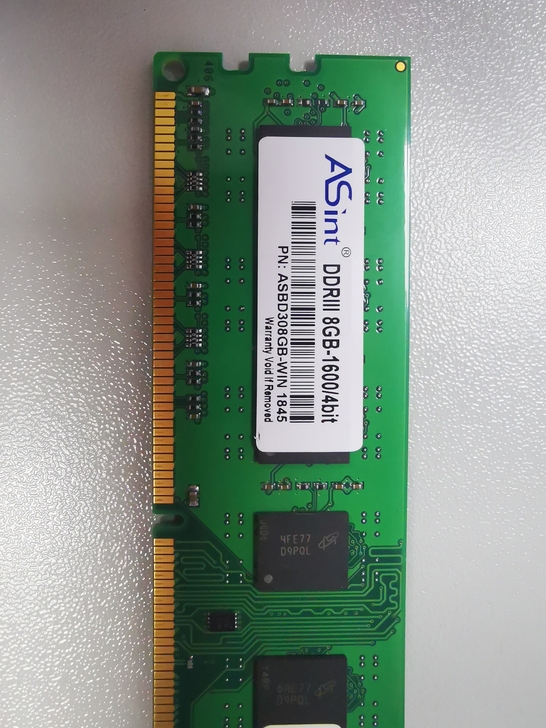 昱联华硕8G 1600内存