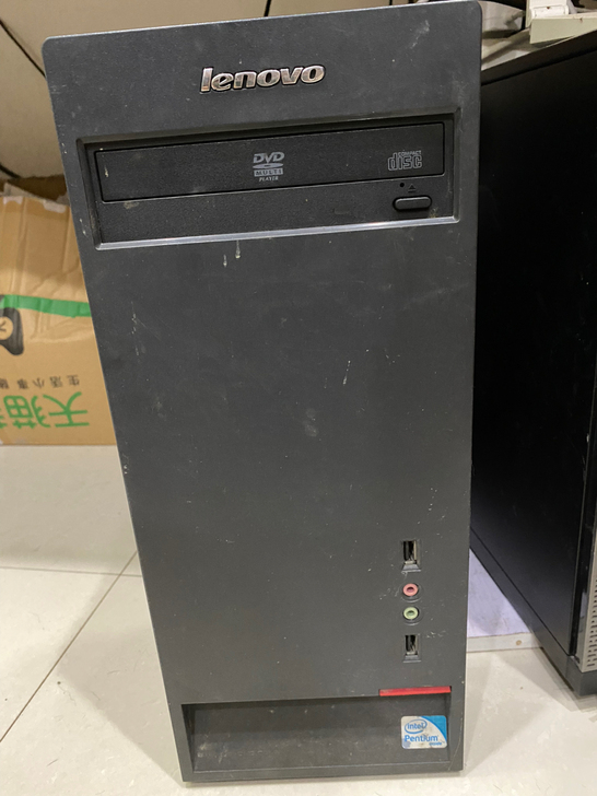 原装联想台式电脑一套,显示器宏碁19寸,配...