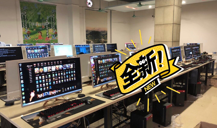 自家网吧倒闭转i7i8i9十六核台式机整机...