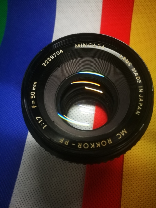 美能达高端手动镜头,50mmF1.7黄星版...