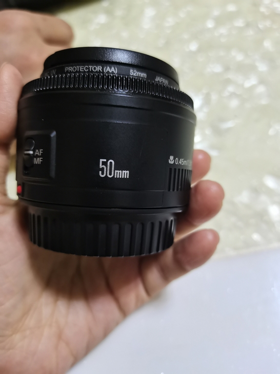 佳能经典50mm定焦镜头，0.45m/1....